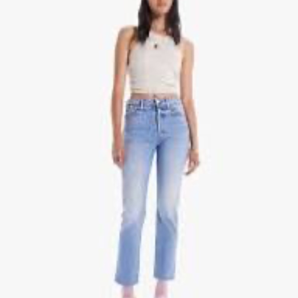 MOTHER DENIM High Waisted Hiker Hover in Slay It With Flowers - Picture 2 of 8